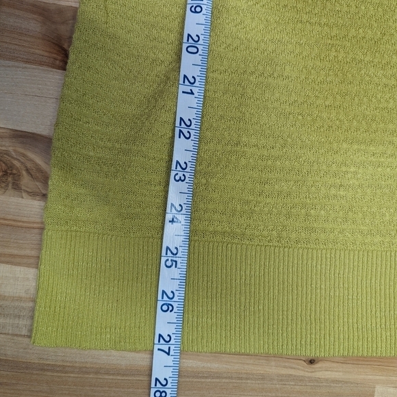 Nwt Loft Outlet Lime Green V Neck Summer Cotton Sweater M - Picture 12 of 12